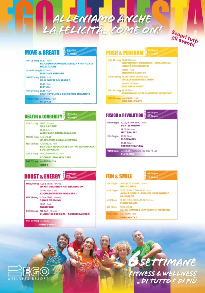 Calendario eventi FitFiesta